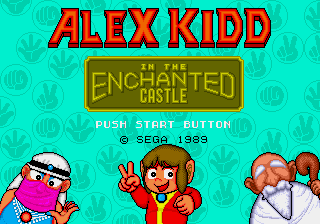 Alex Kidd in the Enchanted Castle (Europe)